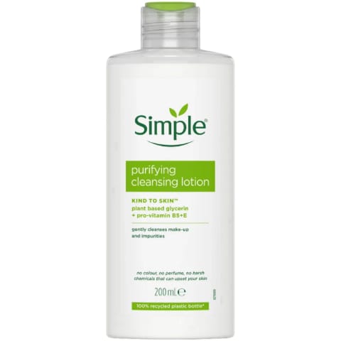 Simple Kind to Skin لوسیون پاک‌کننده ۲۰۰ میلی‌لیتر