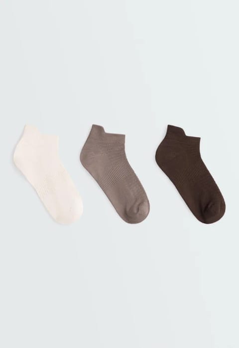 ۳ جفت جوراب ورزشی Sneaker مخلوط پلیآمید