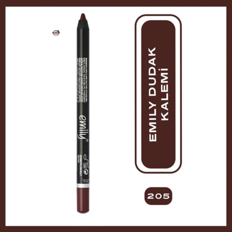 مداد لب Emily Long Lasting Lip Pencil 205