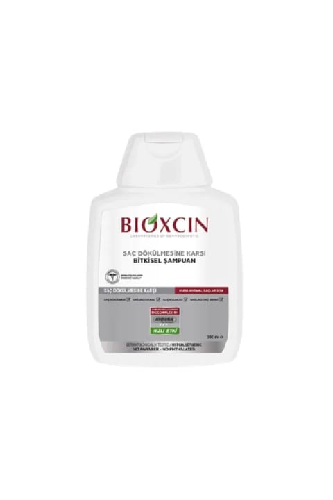 شامپو گیاهی ضد ریزش مو Bioxcin (موی خشک و معمولی) 300 میلیلیتر