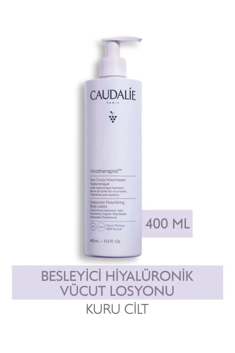 لوسیون بدن مغذی Hyaluronic Caudalie Vinotherapist 400 ml