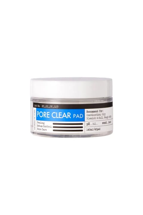 DERMA FACTORY پد پاک‌کننده منافذ و نقاط سیاه Pore Clear Pad ۴۰ عددی