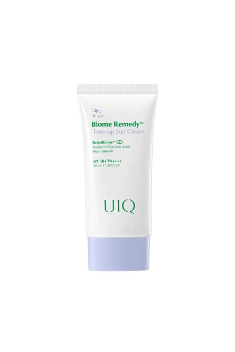 کرم ضدآفتاب تن-آپ بنفش UIQ Biome Remedy 50ml با SPF50+ و PA++++
