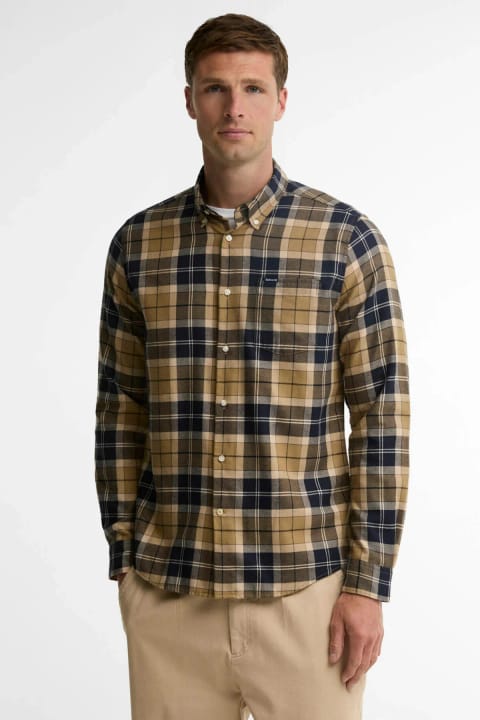 پیراهن Barbour Fortrose Tailored Tartan TN39 Birchwood Dress Tartan