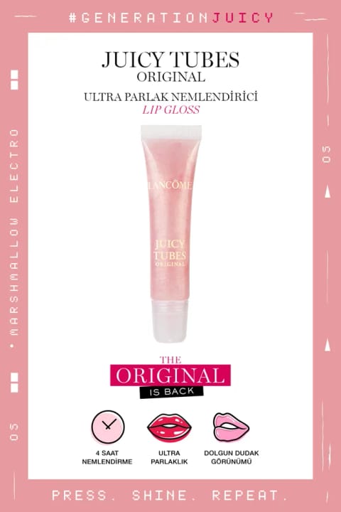 Lancome Juicy Tubes مرطوب‌کننده و براق‌کننده لب 05 Marshmallow E...