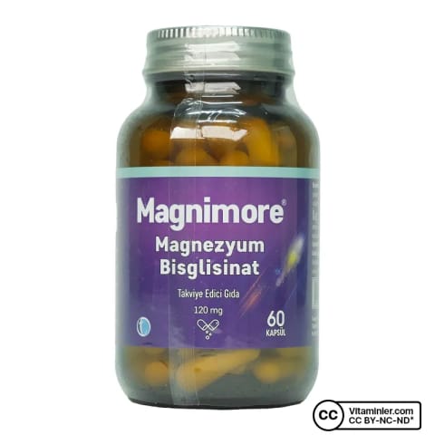 Magnimore مگنزیوم بیسگلایسینات ۶۰ کپسول
