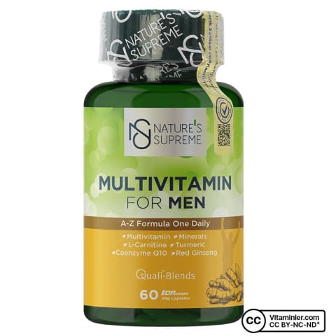 Nature's Supreme مولتیویتامین مخصوص آقایان 60 کپسول