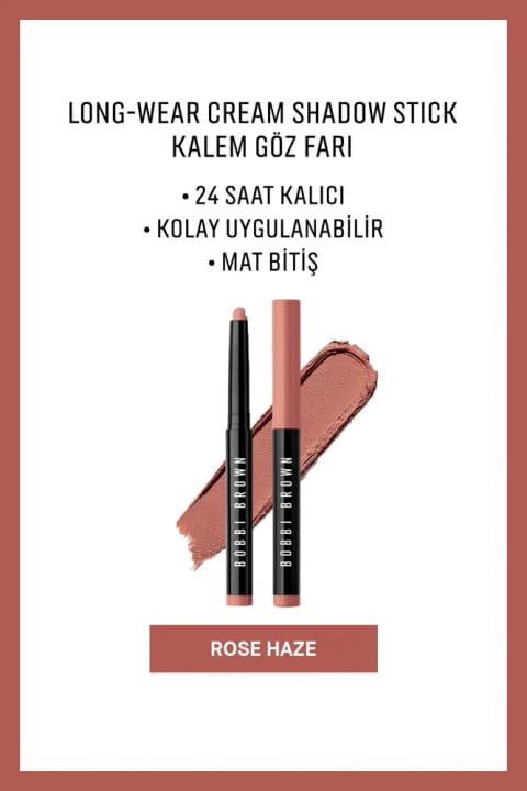 BOBBI BROWN سایه چشم کرمی استیکی با ماندگاری بالا - Rose Haze
