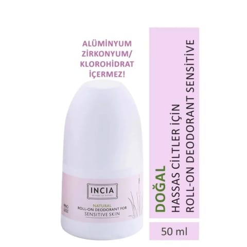Incia 100% Natural Roll-On Sensitive 50 ml