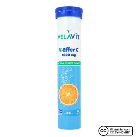 ولاویت وایفر C 1000 میلی‌گرم 20 عدد قرص جوشان