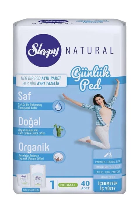 Sleepy Natural نرمال روزانه 40 عددی