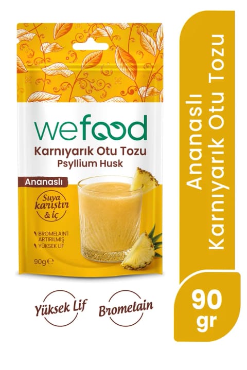 پودر اسفرزه آناناسی Wefood 90 گرم