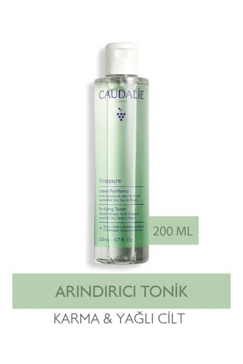 تونر ضد آکنه پاککننده Caudalie Vinopure 200 ml