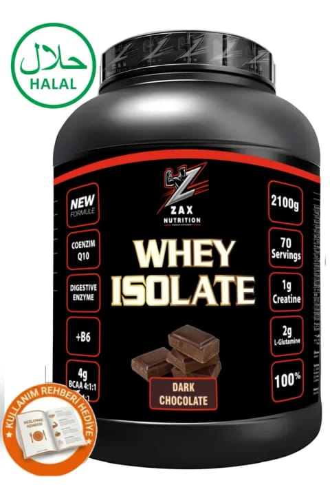 zax nutrition WHEY ISOLATE 2100 گرم 72 سرویس پروتئین 100٪