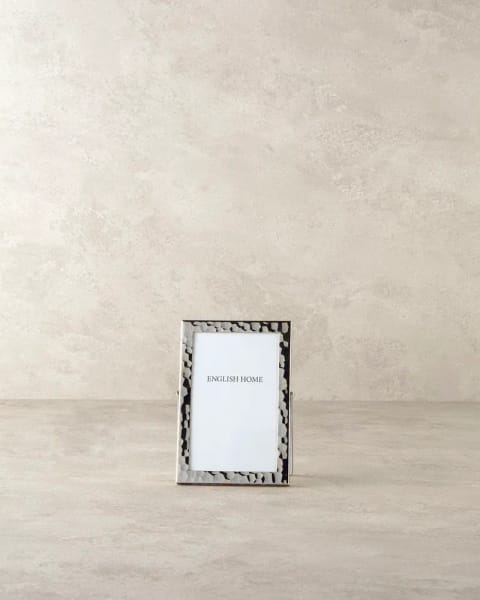 قاب فلزی Alba 10x15 سانتی‌متر نقره‌ای