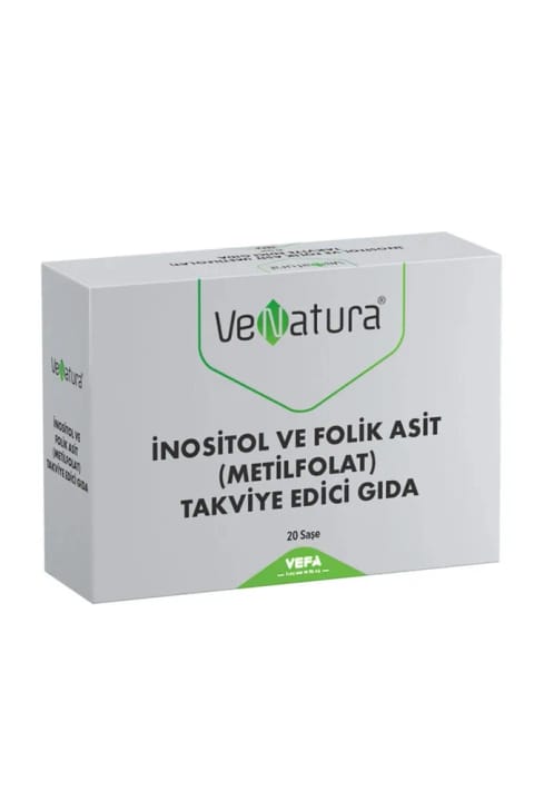 VeNatura Inositol و Folik Asit (متیلفولات) 20 ساشه