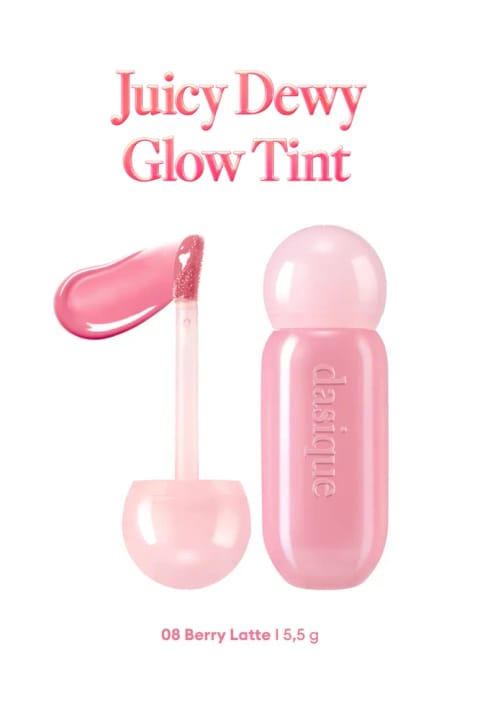 dasique تینت براق با رطوبترسانی و رنگ ملایم Juicy Dewy Glo... — 08 Berry Latte