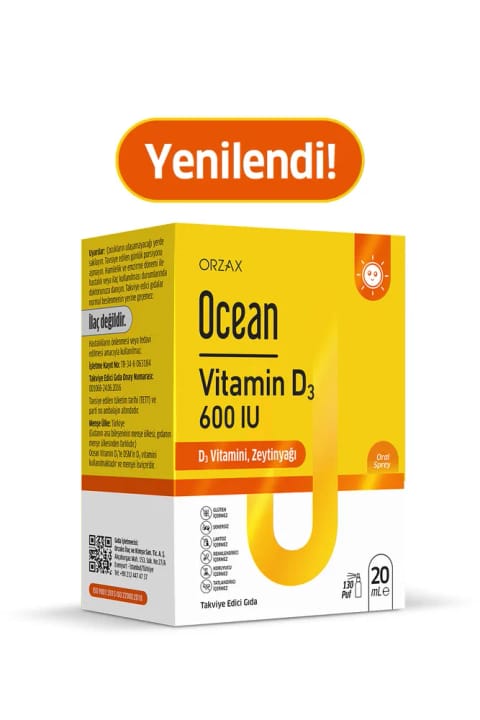 Ocean Vitamin D3 600 IU اسپری 20 میلیلیتر