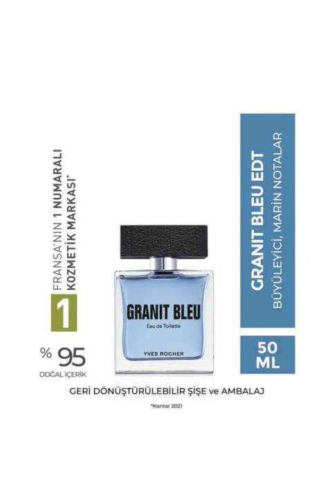 Yves Rocher Granit Blue - ادوتویلت 50 میلیلیتر