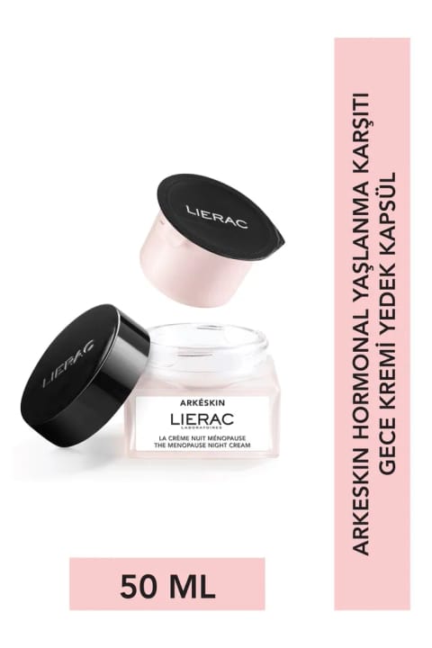 Lierac ARKESKIN کرم شب یخچالی ضد پیری هورمونی (شارژ مجدد)