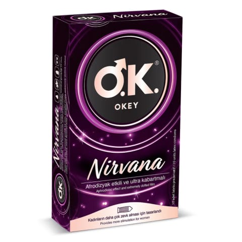 Okey Nirvana کاندوم ۱۰ عددی