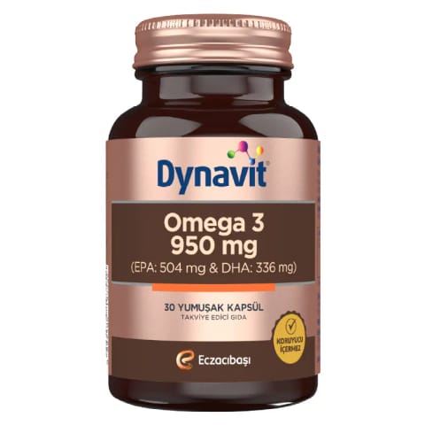Dynavit Omega 3 950 Mg بالیک یاغی 30 کپسول