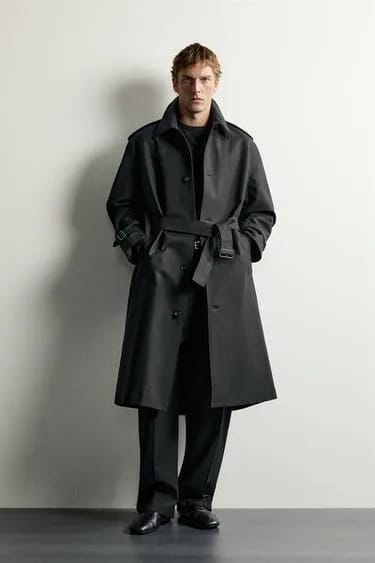 ترنچ کت جادار Zara