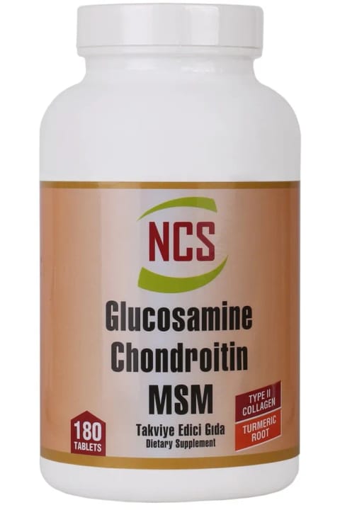 NCS Glucosamine Chondroitin 180 قرص MSM و زردچوبه
