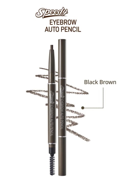 مداد ابرو PERIPERA مدل Speedy Eyebrow — 01 Black