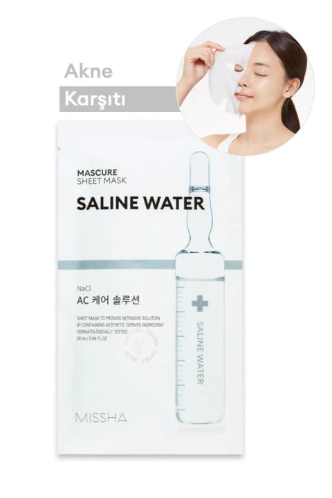 ماسک ورقهای Missha AC Care Solution حاوی NaCl با ظاهری متعادل