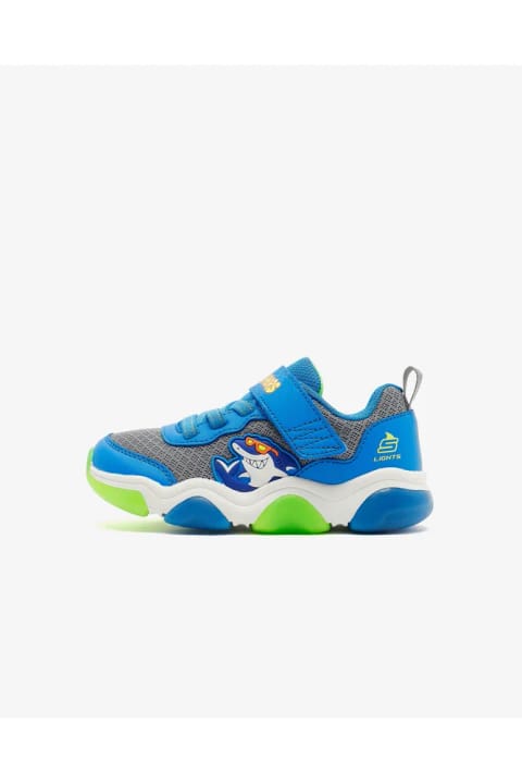 SKECHERS MIGHTY GLOW 2.0 کفش اسپرت پسرانه کودک با چراغ آبی 403501N