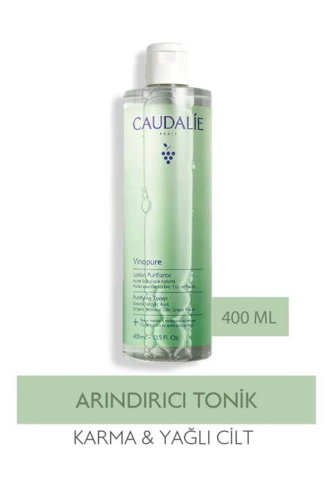 تونر پاککننده ضد آکنه Caudalie Vinopure 400 ml