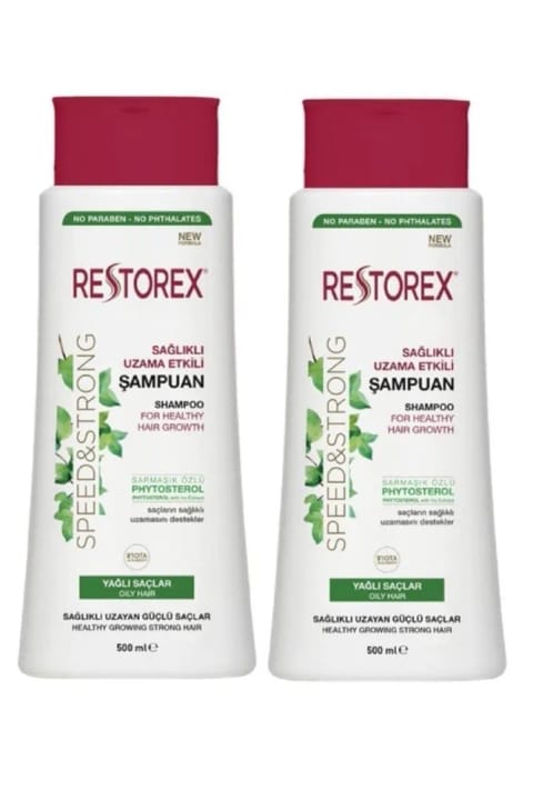 شامپو ضد چربی Restorex 500 + 500 میلی‌لیتر