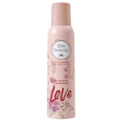 بیوتی Bee Beauty اسپری دئودورانت زنانه Love حجم ۱۵۰ میلیلیتر