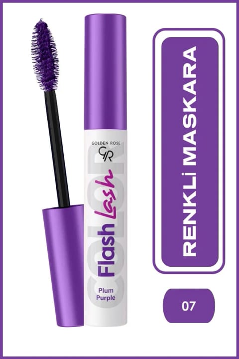 Golden Rose Flash Lash Colored Mascara - 07 Plum Purple