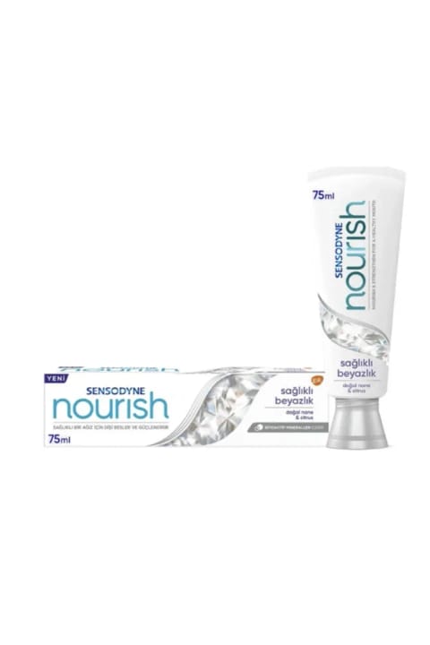 Sensodyne خمیر دندان Nourish سفیدی سالم ۷۵ میلی‌لیتر