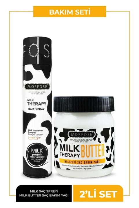 Morfose ست بالم و اسپری مو Milk Therapy ۳۰۰ میلیلیتر
