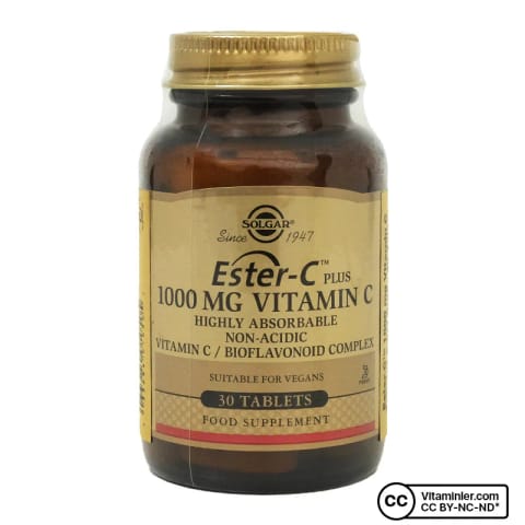 Solgar Ester-C Plus 1000 Mg 30 Tablet