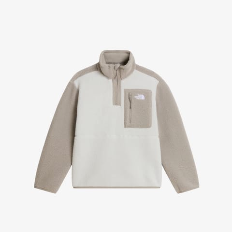 نیم‌زیپ پلار کودک The North Face Yumiori خاکستری