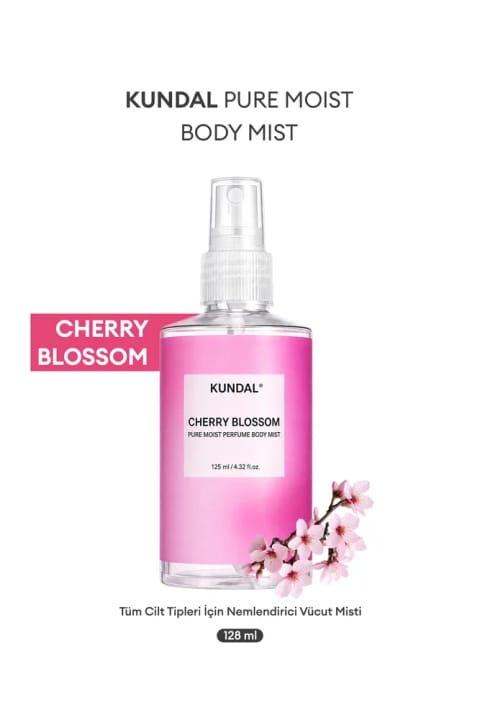 Kundal Body Mist مرطوبکننده بدن ۱۲۸ میلیلیتری (گیلاس)