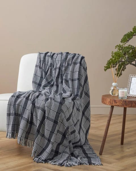 شال مبلمان Midnight 170x210 سانتی‌متر مشکی