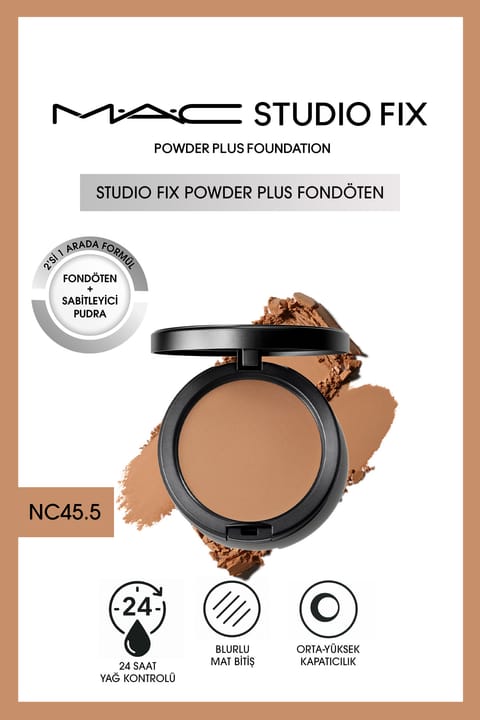 فونداسیون پودری M.A.C Studio Fix Powder Plus - NC45.5