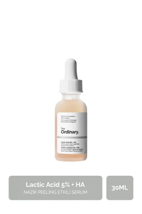 The Ordinary Lactic Acid 5% + HA 30ml - لایه‌بردار ملایم با اسید لاکتیک