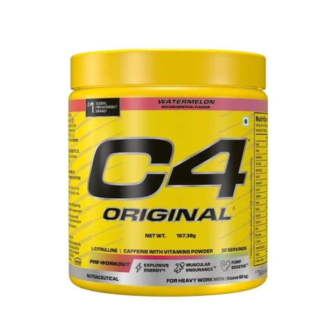 پیش‌تمرینی Cellucor C4 Original طالبی ۳۰ سروینگ