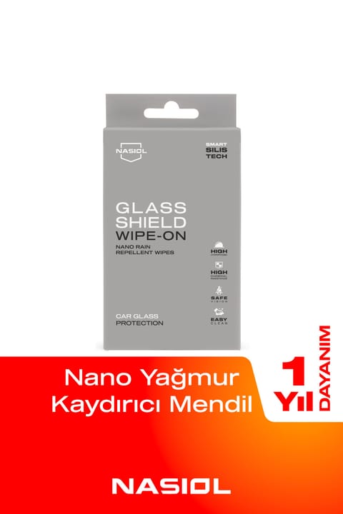 دستمال نانو آبگریز Glasshield Wipe-On ناسیول - پوشش سرامیکی سطوح شیشه