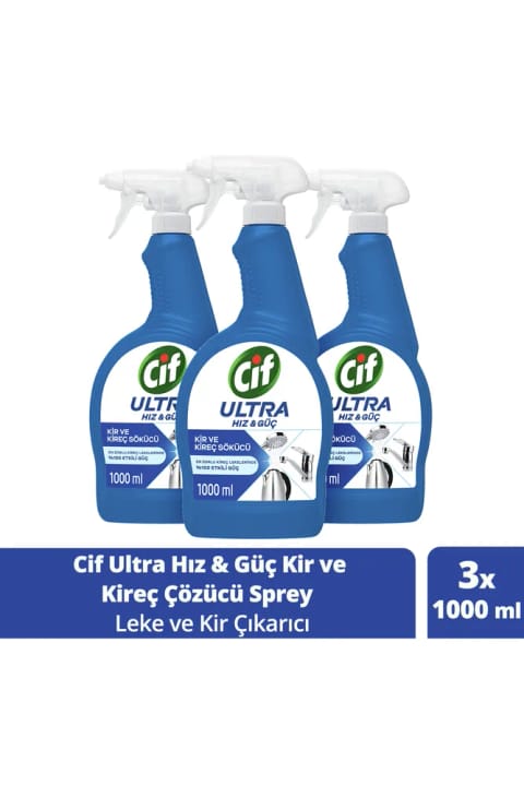 Cif Ultra Hız & Güç رسوببر اسپری 1000 میلیلیتر