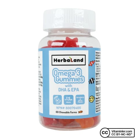 Herbaland Gummy Omega 3 60 قرص