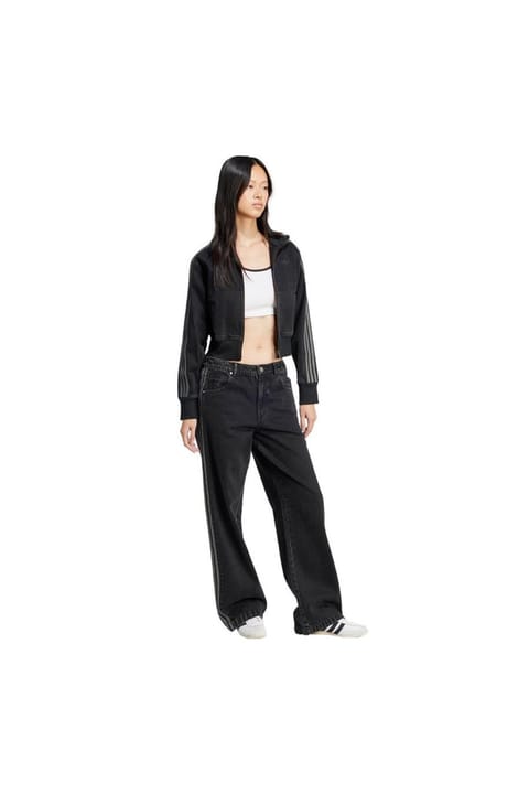 شلوارک ورزشی زنانه adidas مشکی DENIM 3S PANT JD3109