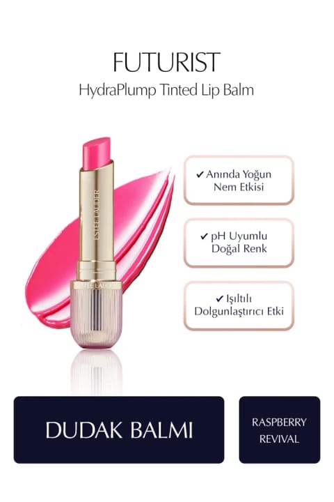 بالسم لب رنگی Estee Lauder Futurist HydraPlump - رنگ: Raspberry Revival