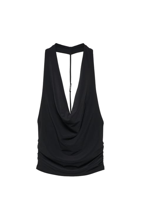 تاپ هالتر draped